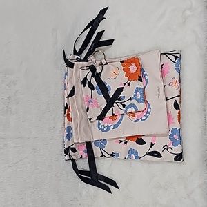 Kate Spade New York Travel Organizer Bag Set of 4 Floral Garden